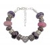 Handmade Pink and Purple ' Someone Special ' Bracelet with  Gift Box
